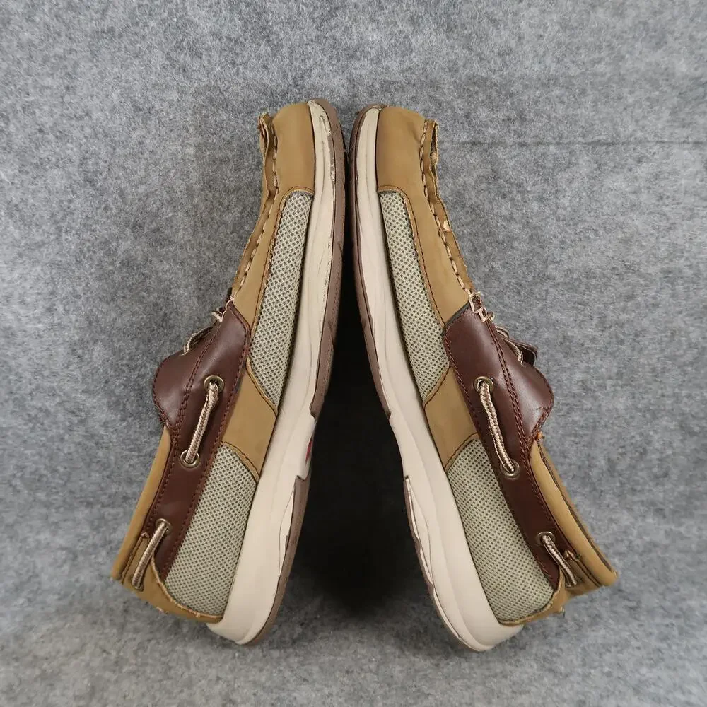 Dexter Shoes Mens 10W Boat Loafers Casual Moc Toe 2 Eye Sneaker Brown Comfort
